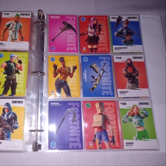 Fortnite Trading Cards Binder Collection 🔥 100 Fortnite Card Lot - Picture 9 of 11